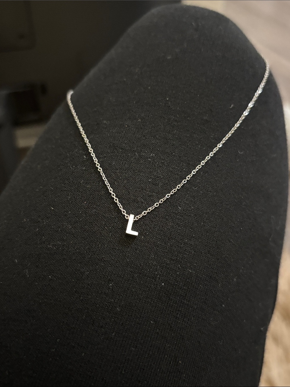 Initial Necklace - Silver